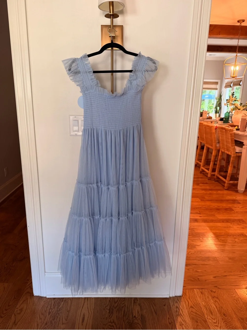 Hill House Home Collector’s Edition Ellie Nap Dress | Powder Blue Tulle | M NWT - Picture 3 of 7